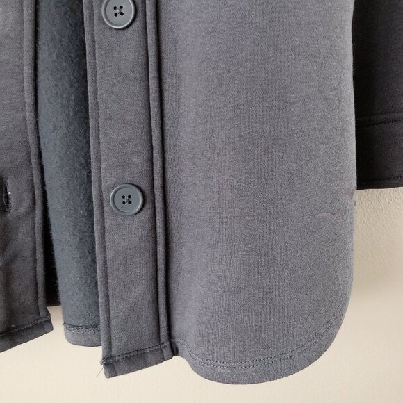 Lazypants LIKE NEW steel blue shacket small oversized sweater shacket - Picture 9 of 15